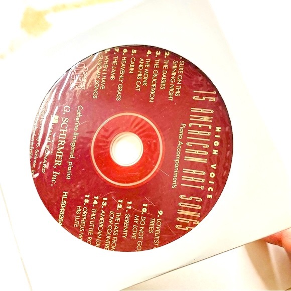 Hal Leonard Music Book 15 American Art Songs for High Voice With CD - Picture 9 of 11